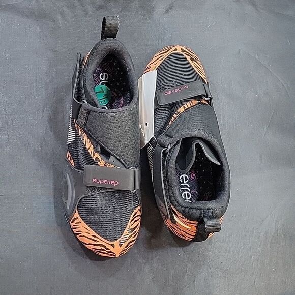 BRAND NEW CYCLING SHOES WOMEN'S  BLACK ORANGE TIGER SUPERREP CYCLE MESH UPPER - Picture 5 of 15